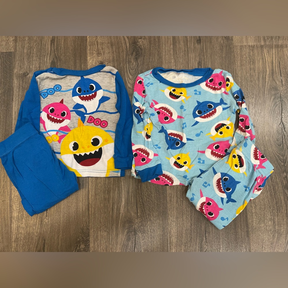 Kids Pajamas Set - Blue, Pink, Yellow